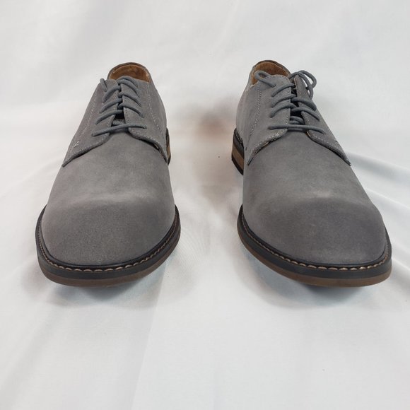 Mens Vionic Bowery Gray Suede Oxfords Size 13 main image 9